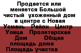 Продается или меняется Большой, чистый, ухоженный дом  в центре с.Новая Усмань › Район ­ Центр › Улица ­ Пролетарская › Дом ­ 48 › Общая площадь дома ­ 80 › Площадь участка ­ 12 › Цена ­ 2 900 000 - Воронежская обл., Новоусманский р-н, Новая Усмань с. Недвижимость » Дома, коттеджи, дачи продажа   . Воронежская обл.